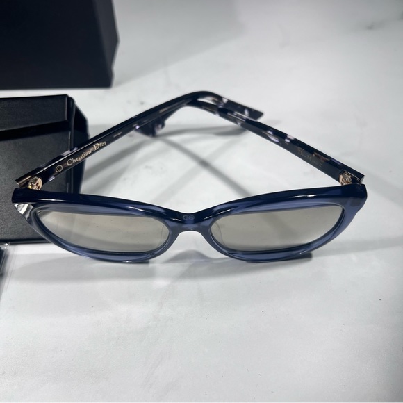 Christian Dior Diormania 2 Blue Havana Grey Sunglasses main image 16